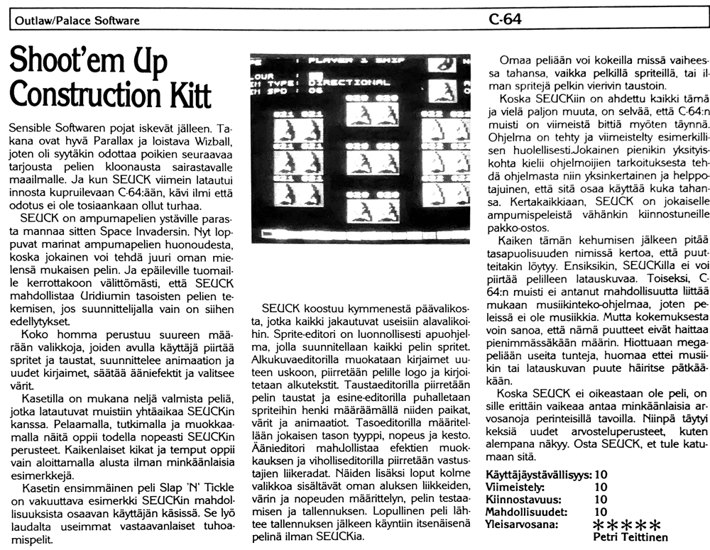 Shoot'em Up Construction Kit